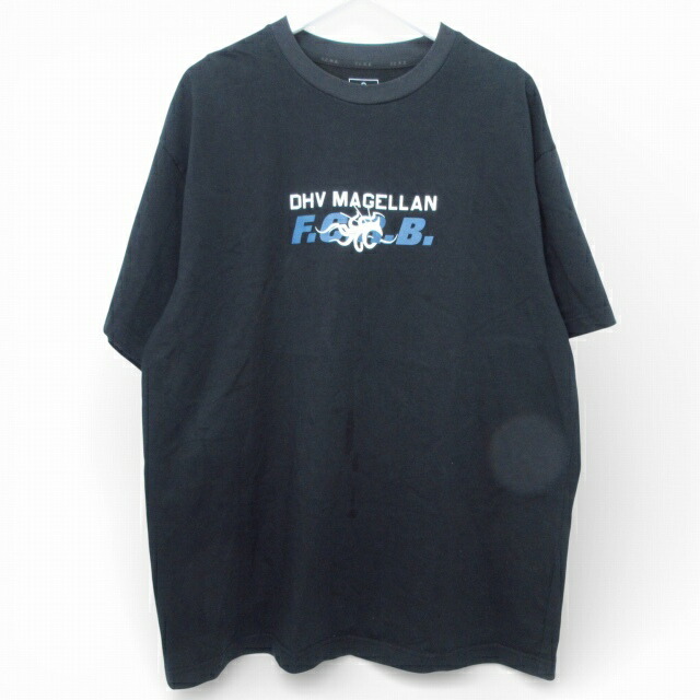 【中古】エフシーレアルブリストル F.C.Real Bristol FCRB DEATH STRANDING 2共同研究 DHV MAGELLAN TEE Ｔシャツ 黒いこと XXL E0218042650  メンズ 【ベクター 古着】 260306