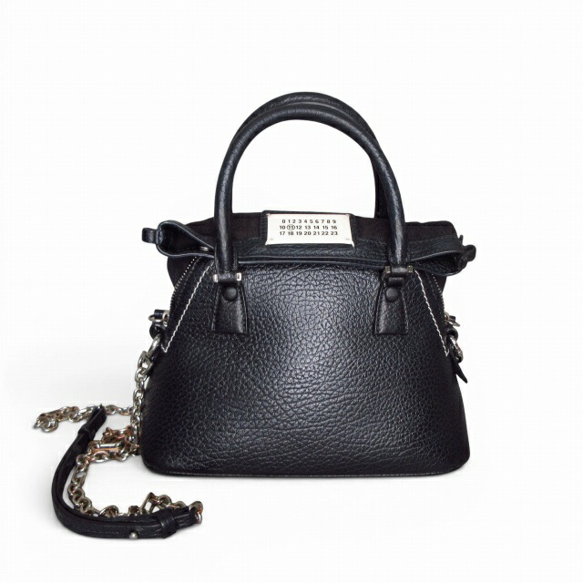 【中古】メゾンマルジェラ 11 Maison Margiela 11 5AC マイクロ ショルダーバッグ クロスボディ ハンドバッグ ブラック E04010326671  レディース 【ベクトル 古着】 260427