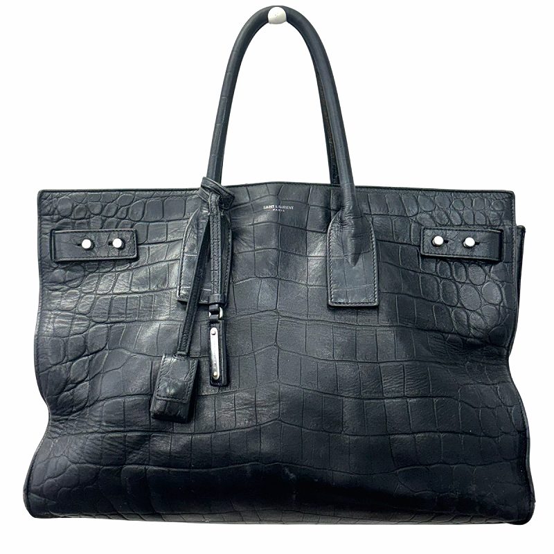 RODEO クロコダイルエンボス ラージ ハンドバッグ 楽天市場】SAINT LAURENT 【サンローラン】サック・ド・ジュール