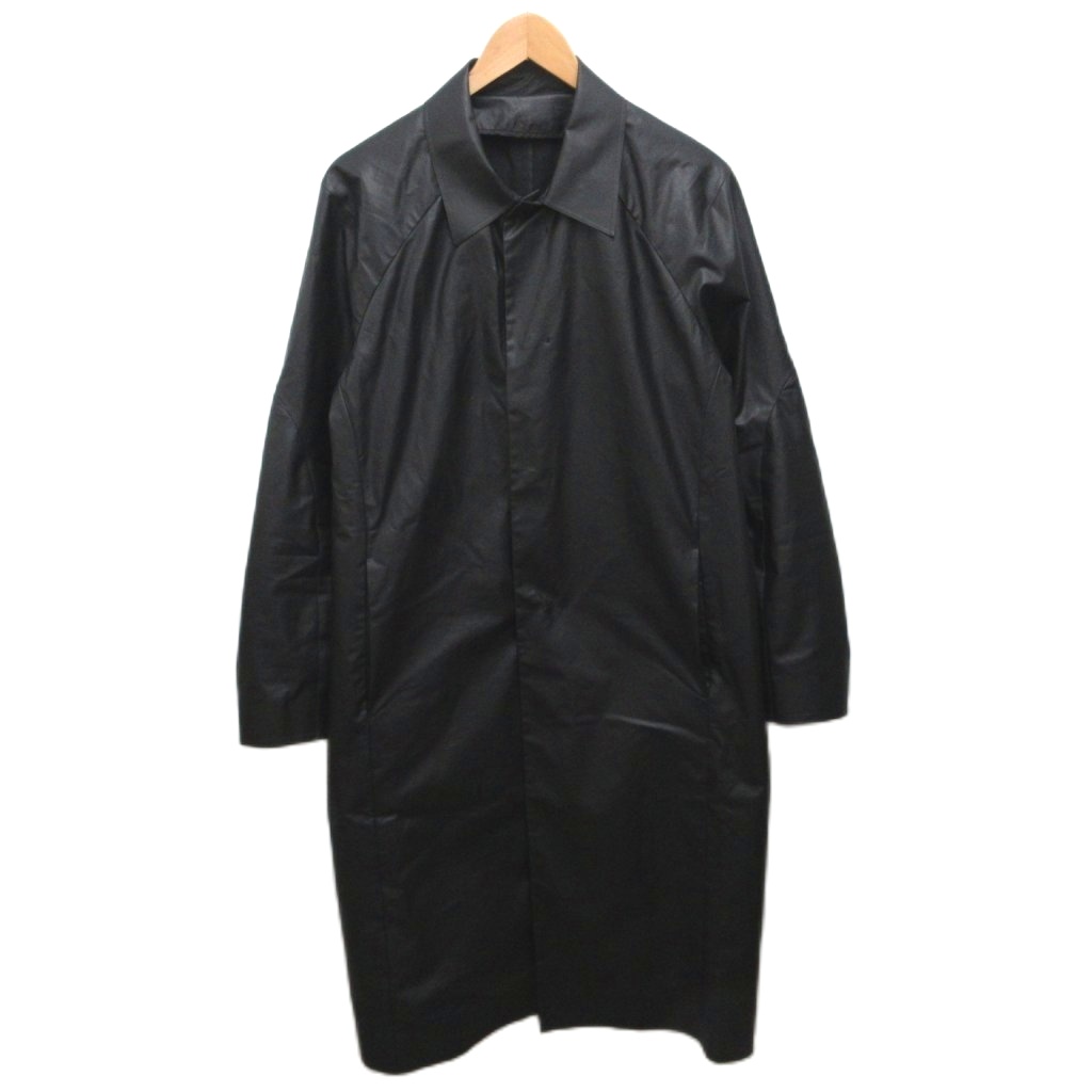 【中古】ポストアーカイブファクション paf POST ARCHIVE FACTION 5.1 COAT RIGHT ステンカラーコート ロング丈 ラグラン 黒 ブラック 【ベクトル 古着】 260329