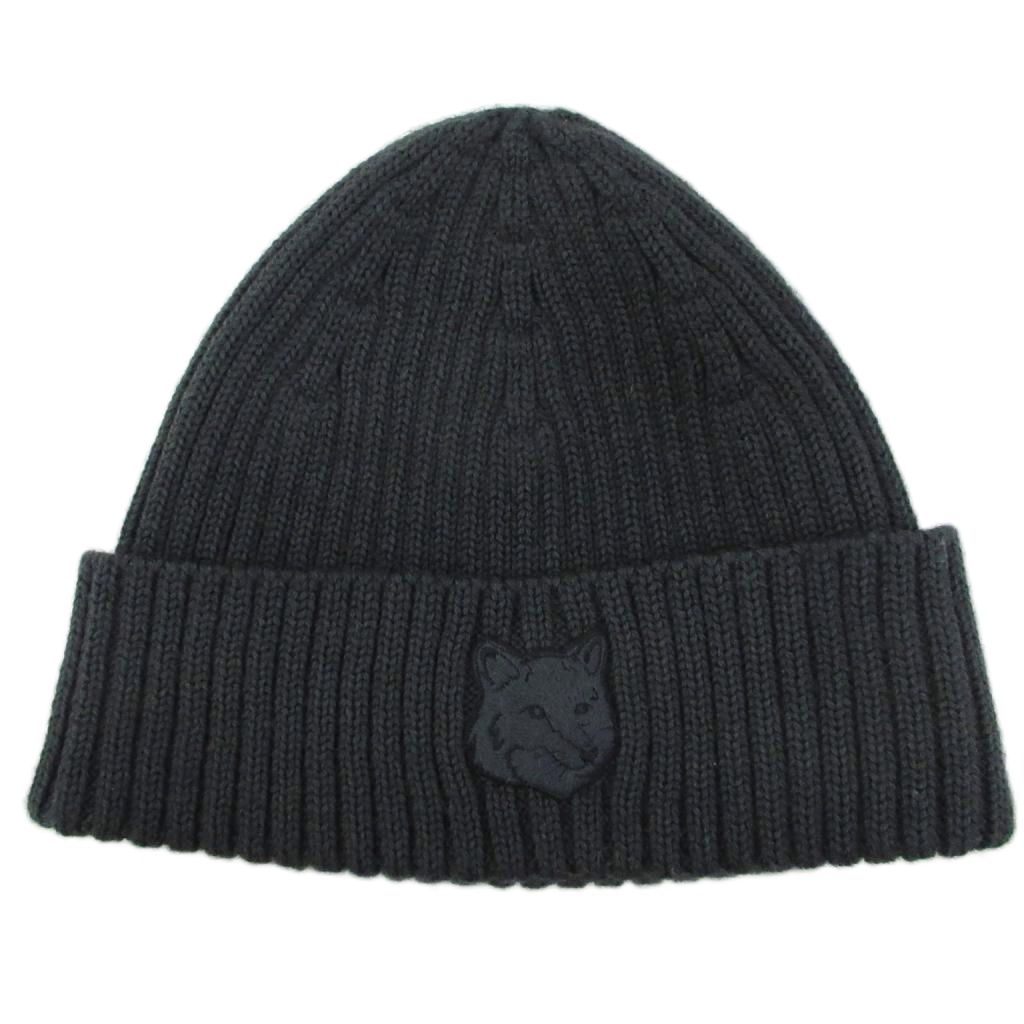 【中古】メゾンキツネ MAISON KITSUNE 美品 ニットキャップ \