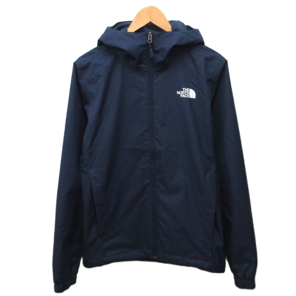 【中古】ザノースフェイス THE NORTH FACE Quest クエスト上衣 牟礼パーカー 上衣 ロゴタイプ刷り上げる XS 紺  米国海軍 NF00A8AZ メンズ 【ベクター 古着】 260605