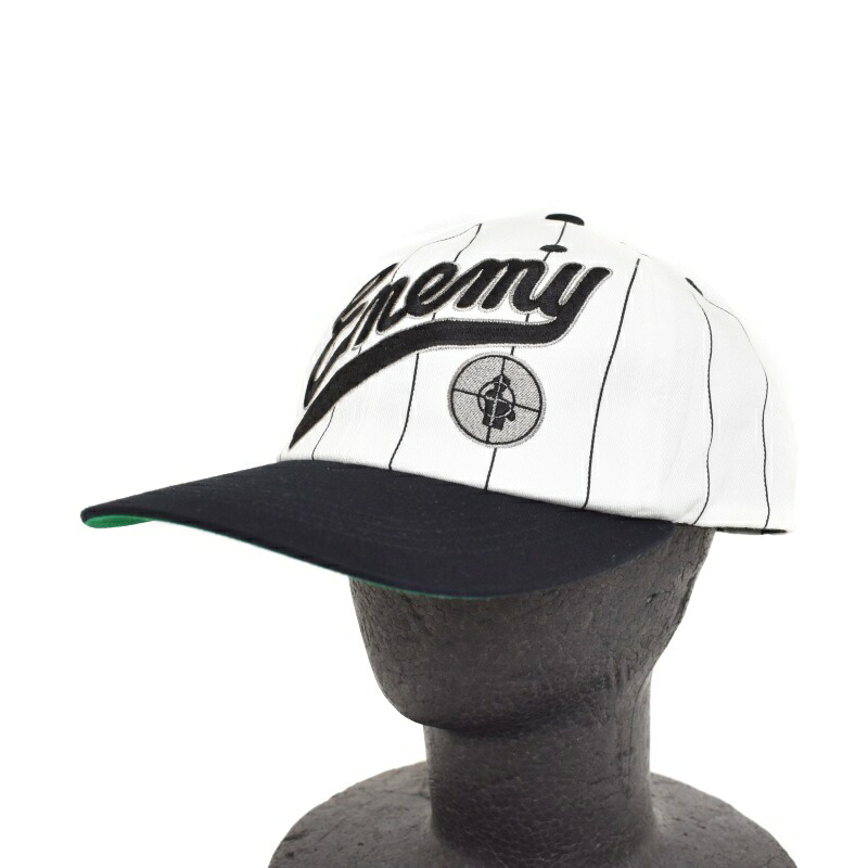 【中古】未使用品 セントマイケル SAINTMICHAEL 24AW PE_CAP SNT ENEMY キャップ 帽子 OS 白 ホワイト SM-YS1-0000-C22 メンズ 【ベクトル 古着】 250415