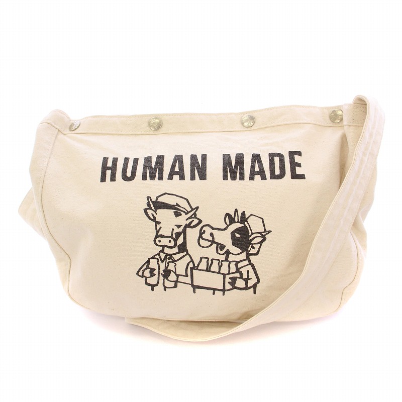 完売 新品 ヒューマンメイド  MILK BOY BAG ショルダーバッグ 完売 新品 ヒューマンメイド MILK BOY BAG ショルダーバッグ