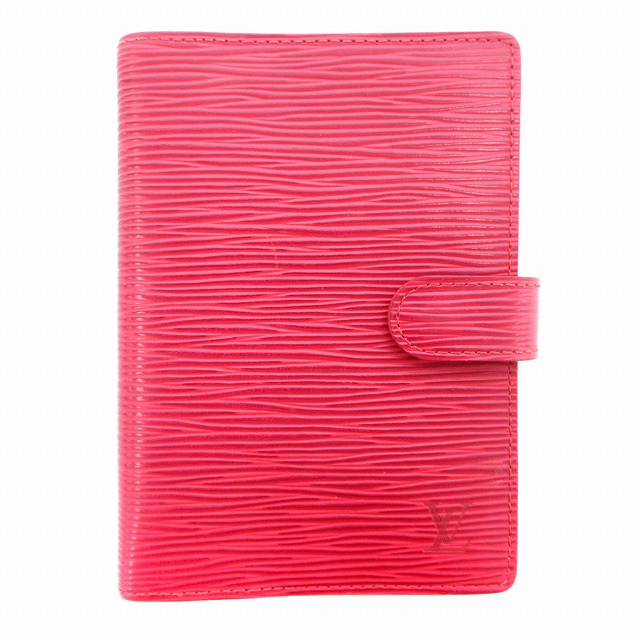 【中古】ルイヴィトン LOUIS VUITTON 協議事項PM エピ 万覚え帳 読みもの取りまかなう 6穴式 ロゴタイプ 赤 赤いこと /AE 余分の物 【ベクター 古着】 250730