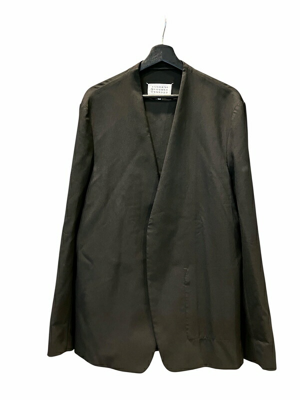 入手困難 15SS◎マルタンマルジェラ テーラードジャケット シルク混 50 中古・古着通販】Maison Martin Margiela (メゾンマルタン
