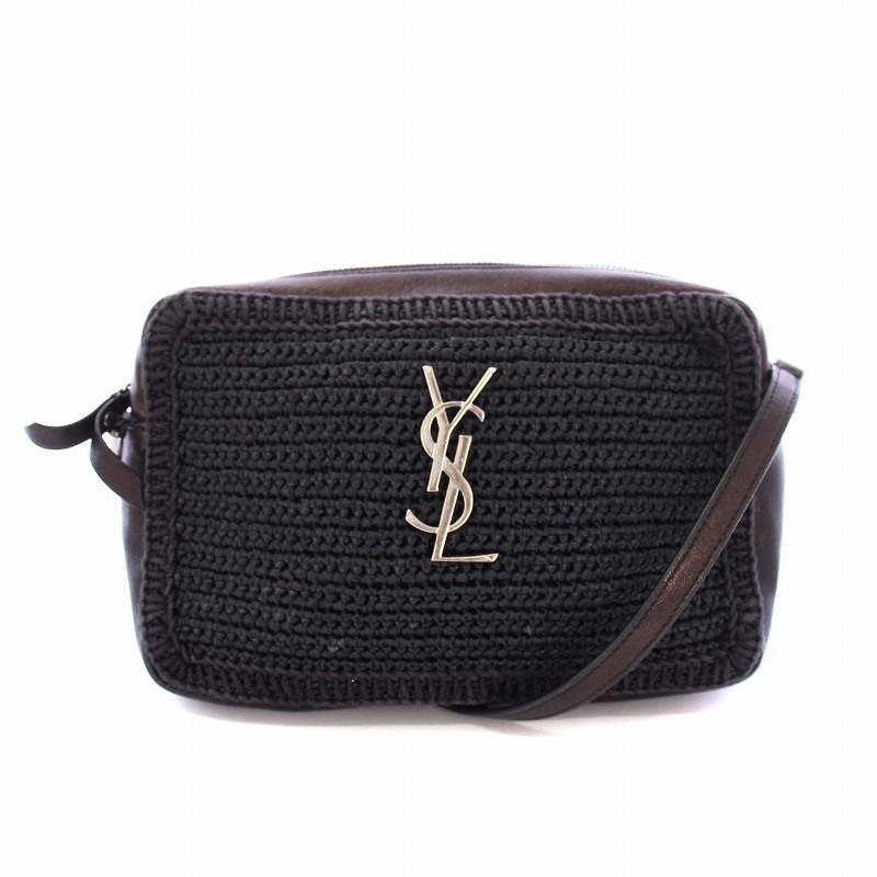 【本日限定】YSL サンローラン カメラバッグ フリンジ付き ブラック 楽天市場】イヴサンローラン バッグ レディース ルー カメラ