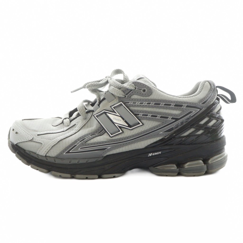 【中古】ニュー平衡にする NEW BALANCE M1906RHA スニーカー シューズ ロゴタイプ US8.5 26.5糎 薄墨色 黒 黒いこと /AN2 メンズ 【ベクター 古着】 251005