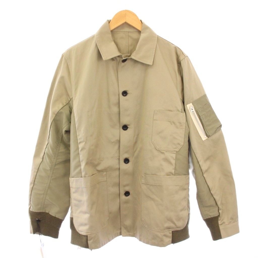 楽天市場】SACAI 24SS COTTON CHINO x NYLON TWILL BLOUSON 24-03316M