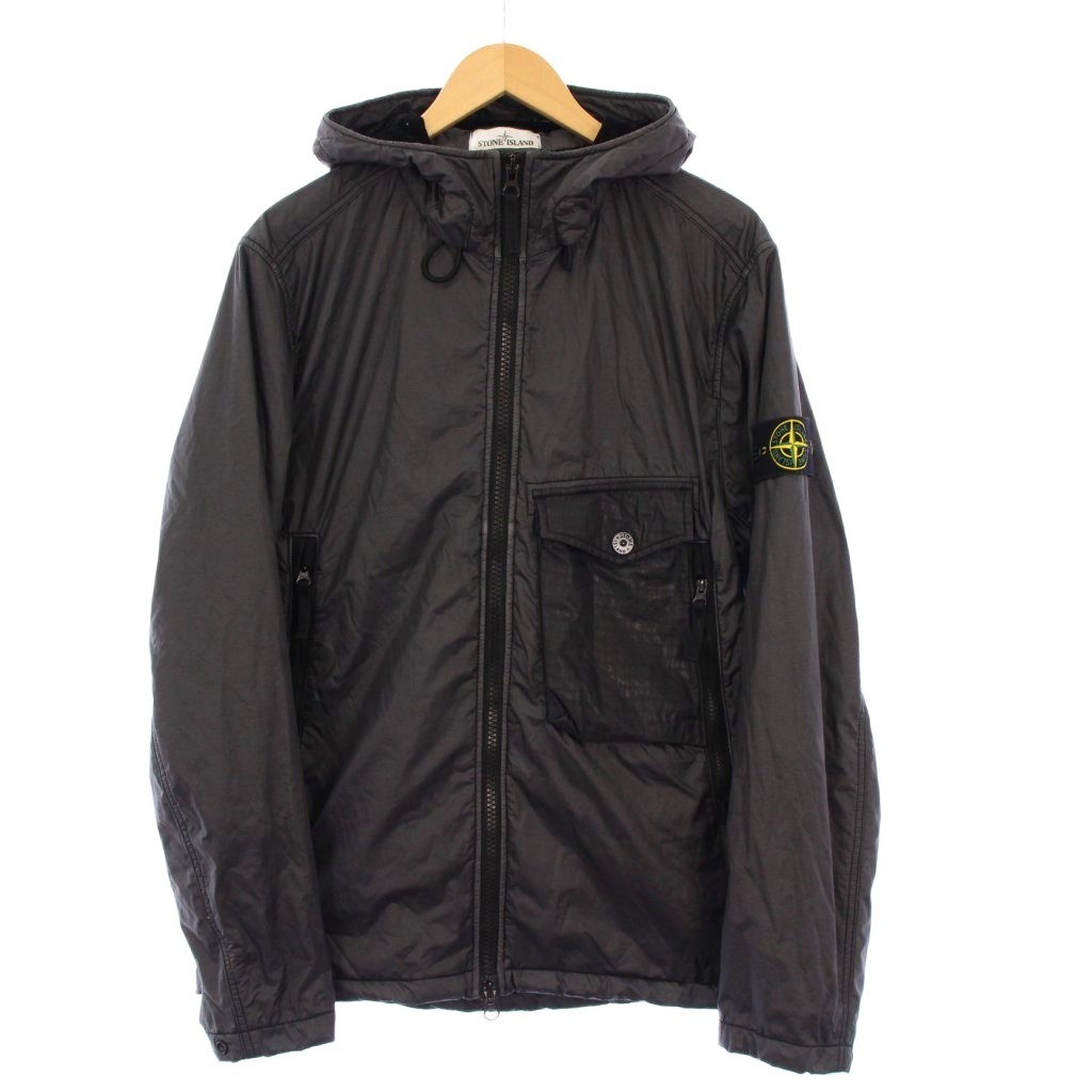 【中古】ストーンアイランド STONE ISLAND Lamy Flock Jacket ラミーフロックジャケット マウンテンパーカー L グレー 731543035 /KH メンズ 【ベクトル 古着】 251208