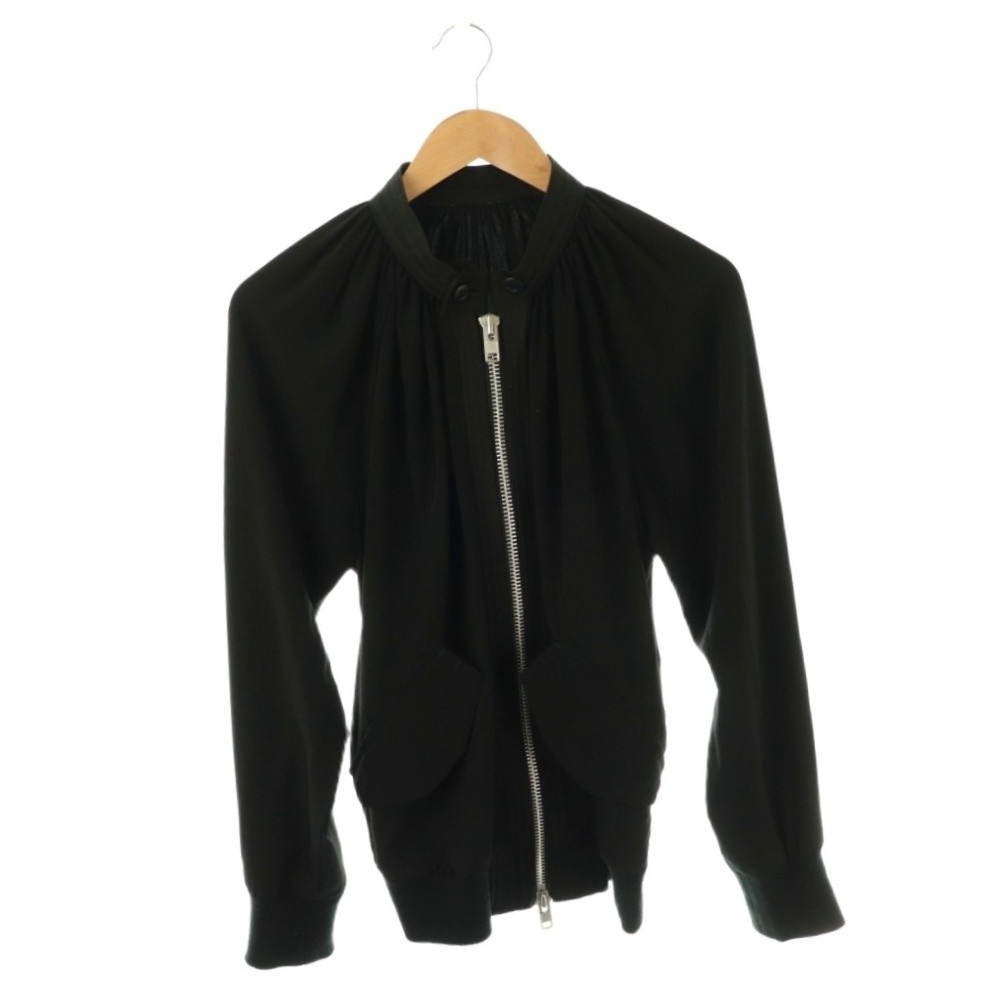 【中古】ヨウジヤマモト YOHJI YAMAMOTO レギュレーション REGULATION ダブルジップギャザーライトブルゾン 3 ブラック /DO ■OS ■SH メンズ 【ベクトル 古着】 260123