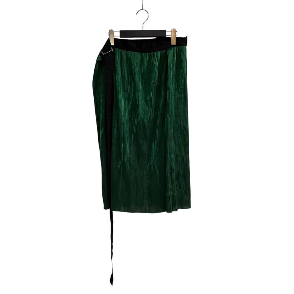 【中古】未使用品 ビューティフルピープル beautiful people タグ付き 18SS スカート ロング ギャザー M 緑 グリーン 1825107003 ■TC レディース 【ベクトル 古着】 260127