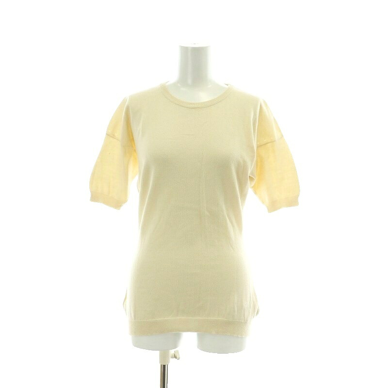 【中古】シャネル CHANEL 編み物 半袖 ココマーク 綿織物■GY19 レディース 【ベクター 古着】 260301