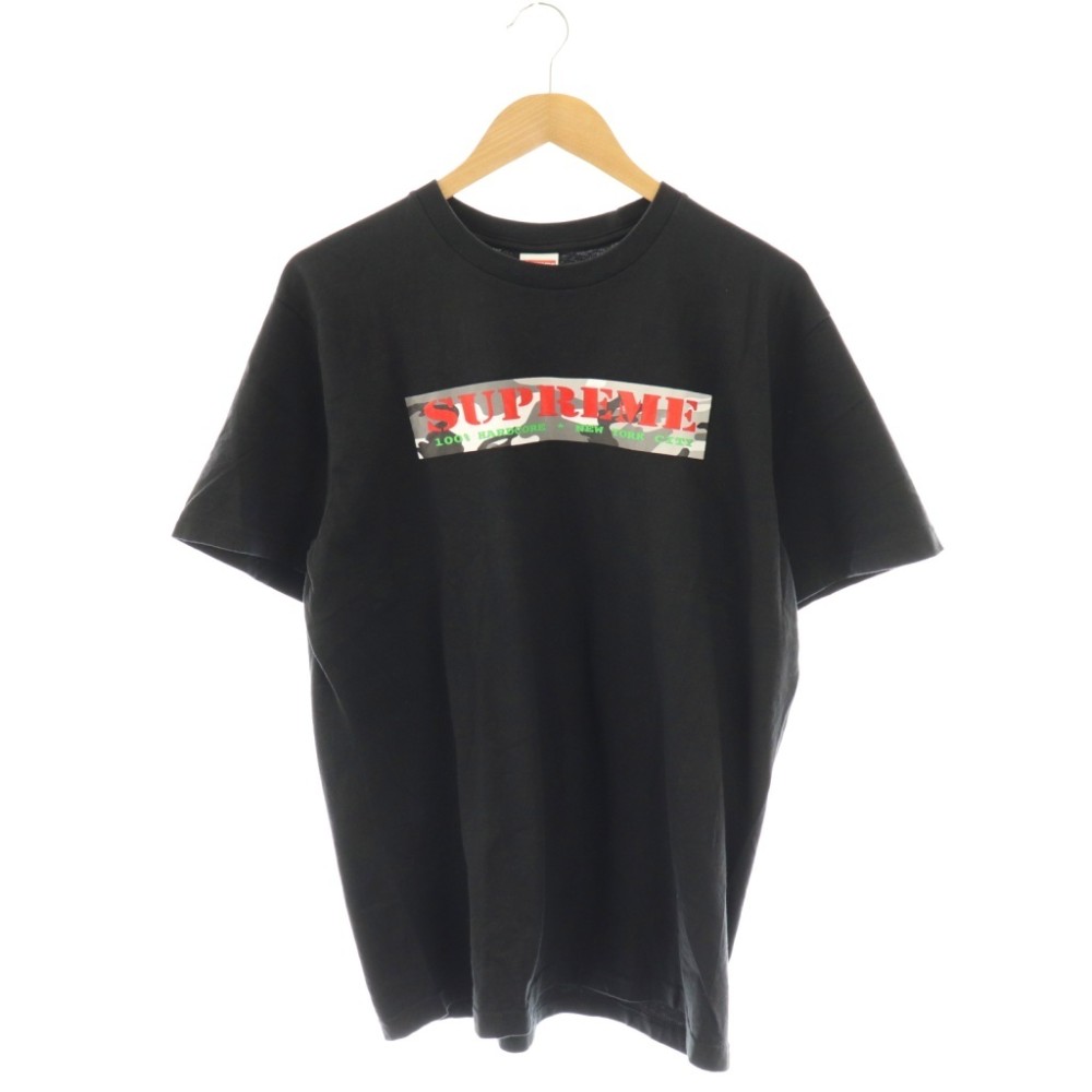 【中古】シュプリーム SUPREME 25SS Hardcore Tee 刷り上げるプルオーバー カットソー M 黒いこと マルチ色つや /DO ■os メンズ 【ベクター 古着】 260309