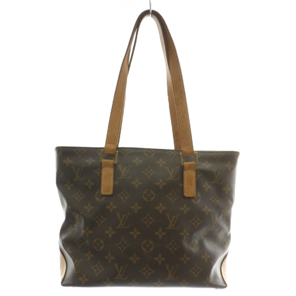 【中古】ルイヴィトン LOUIS VUITTON 河馬洋琴 トートバッグ お手々 PVC なめし革 モノグラム 総柄 赤銅色 赤銅色 M51148 /XZ ■OH ■GY17 レディース 【ベクター 古着】 260310