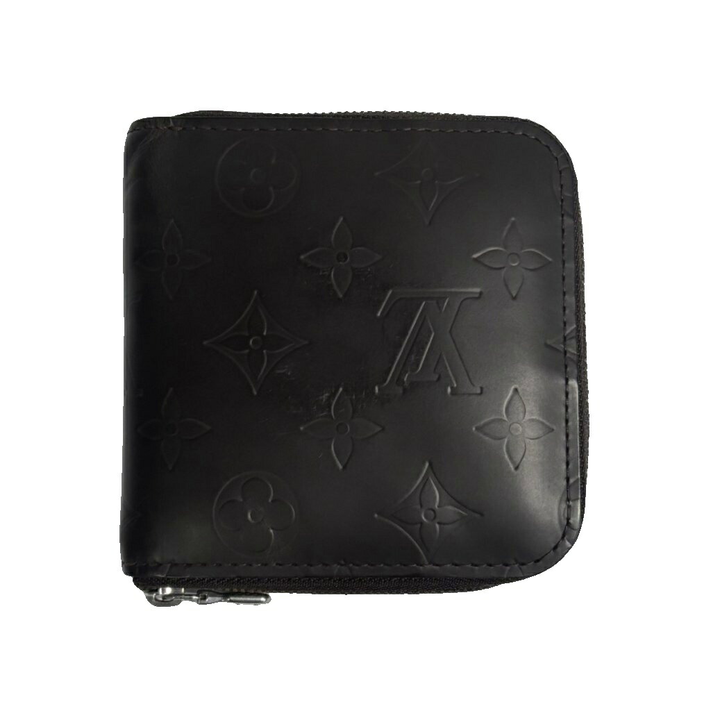 【中古】ルイヴィトン LOUIS VUITTON モノグラム ポルト・ビエ・モネ・ジップ 二つ折り紙入れ ラウンドジップ M66510 茶 赤銅色  メンズ 【ベクター 古着】 260507