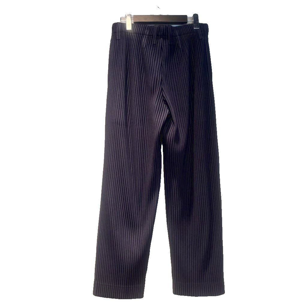 【中古】未当て嵌める品 オムプリッセイッセイミヤケ HOMME PLISSE ISSEY MIYAKE 下げ札付き添い人 BASICS 引っ切りない ズボン下 酉の方角天然ゴム 2 紺 米国海軍 HP55-JF550-75 メンズ 【ベクター 古着】 260507 ズボン・パンツ-メンズファッション