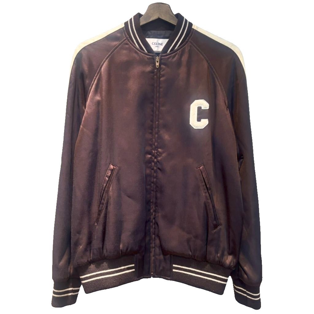 【中古】未当てはめる品 セリーヌ CELINE 22SS SOUVENIR TEDDY JACKET SATIN BROWN 34 上衣 上衣 厚地の外套 2V83G164I.19BRBROWN 34 レディース 【ベクター 古着】 260508