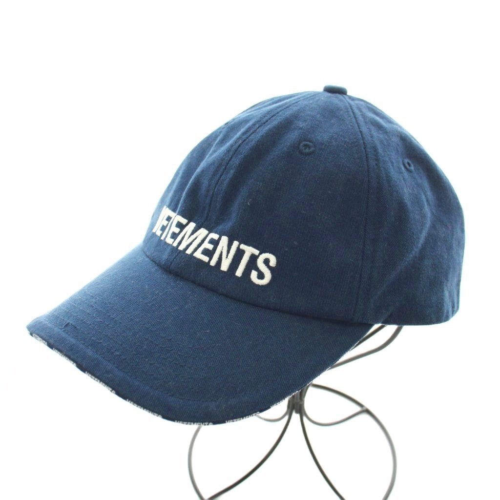 【中古】ヴェトモン VETEMENT × リーボック Reebok 旗がしら かぶり笠 ロゴタイプ 紺 米国海軍 /AN89 メンズ 【ベクター 古着】 260520