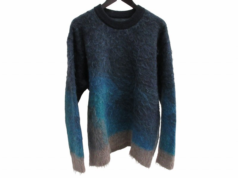 【中古】未当てはめる品 シュタイン ssstein プルオーバー 編み物 GRADATION MOHAIR KNIT モヘア 緑であること M メンズ 【ベクター 古着】 260127
