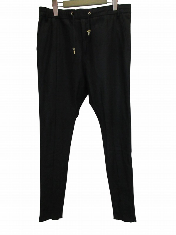 【中古】未使用品 バルマン BALMAIN パンツ スラックス ウール ブラック M メンズ 【ベクトル 古着】 260205