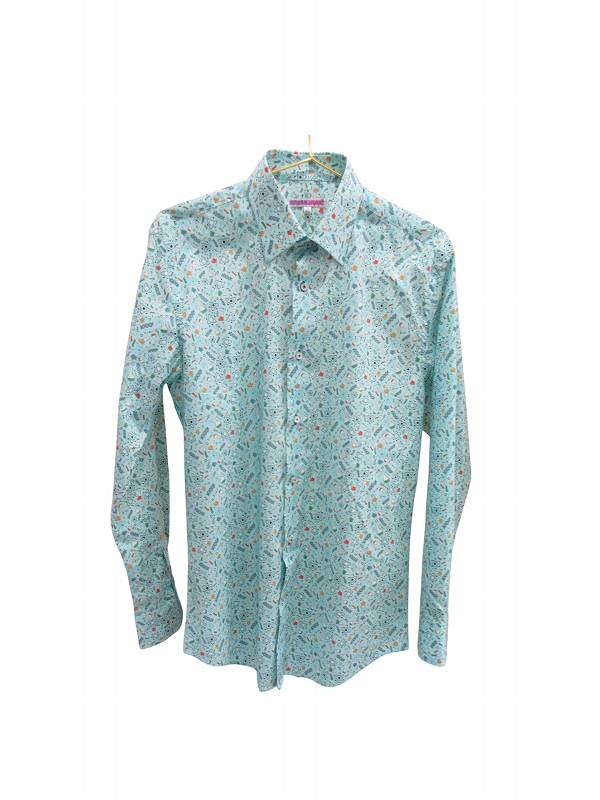 【中古】未使用品 COTON　DOUX シャツ 長袖COTON メンズ 【ベクトル 古着】 260329