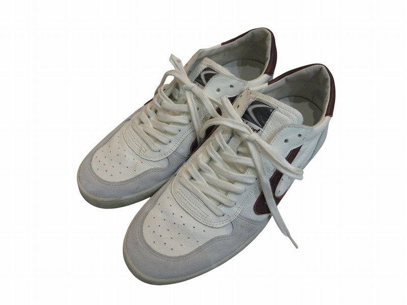 【中古】ヴァルスポルト Valsport スニーカー  白いこと×赤いこと 40大きさ メンズ 【ベクター 古着】 260411