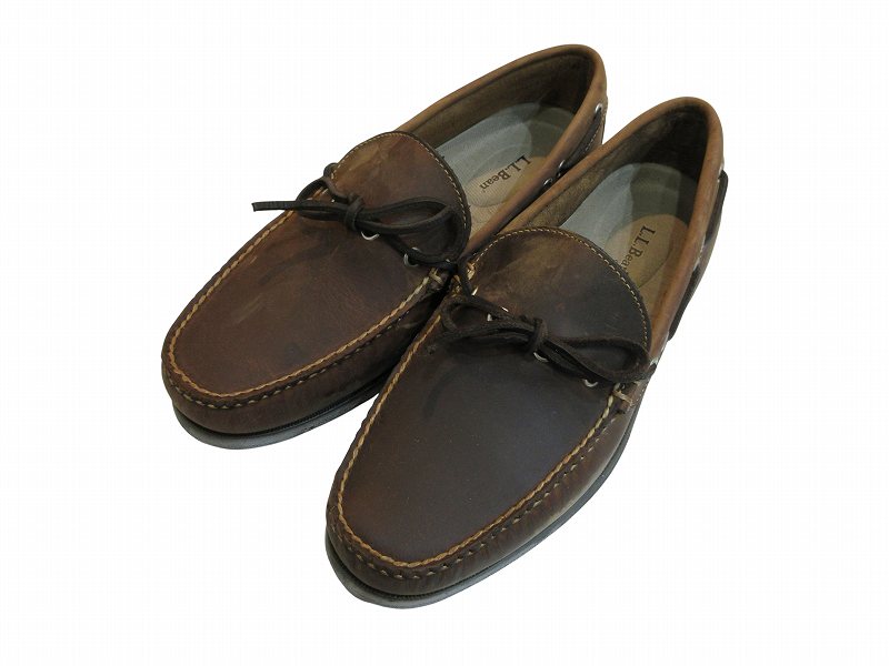【中古】エルエルビーン L.L.BEAN 置き目毛皮 モカシンシューズ 赤銅色 8 メンズ 【ベクター 古着】 260610