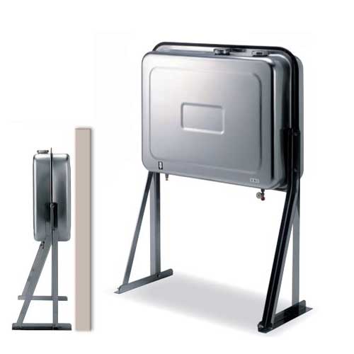 オリエントアルチタイト 壁寄り角貯蔵タンク90型 SOT-90L 油絵の具貯蔵タンク 93L 短脚 ステンレス鋼 SUS430 TOYO ALCHITIGHT
