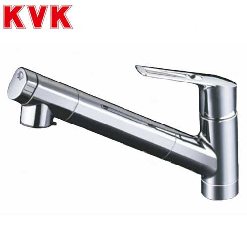 貨物輸送無料 KM6001EC2 KVK/ケーブイケー e生き肝 浄水器内臓 シングル生き肝式 シャワー付 雑ぜ合わせる栓