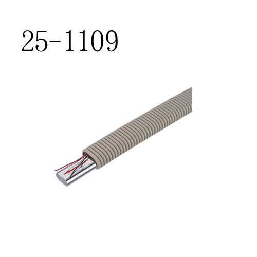 リンナイ Φ7楕円面CD付脂管(50m/巻) IPT-7L-DCDE-W 25-1109 CD管色:象牙色 交通信号線3芯 部材 Rinnai