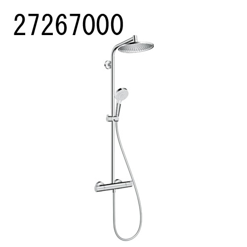 hansgrohe Crometta クロメッタS シャワー配管240 1ジェット機 27267000 ハンスグローエ