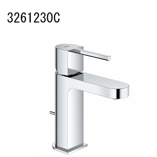 GROHE PLUS シングル生き胆洗面練りあわせる栓(引棒付)冷ややかさ地遣りかた 3261230C 洗面水栓 風呂場水栓 グローエ