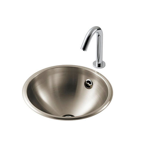 CERA STAINLESS BASIN ステンレスベイスン 手洗器 サテン FRRNDX300R Φ338 重量0.7kg セラ｜Craseal