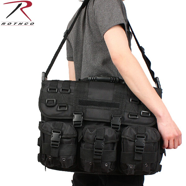 クーポンで15%OFF★ROTHCO ロスコ M.O.L.L.E. TACTICAL LAPTOPBRIEFCASE ブラック 鞄 かばん ミリタリー 米軍 軍物 ROTHCO ロスコ メンズ ミリタリー アウトドア バッグ ショルダーバッグ サコッシュ ポーチ【T】WAIPER ギフト