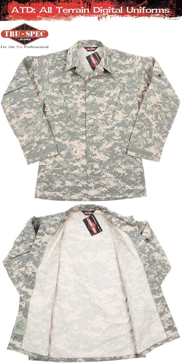 【楽天市場】★【あす楽】サバゲー 服 TRU-SPEC トゥルースペック 米軍 All Terrain Digital Uniform