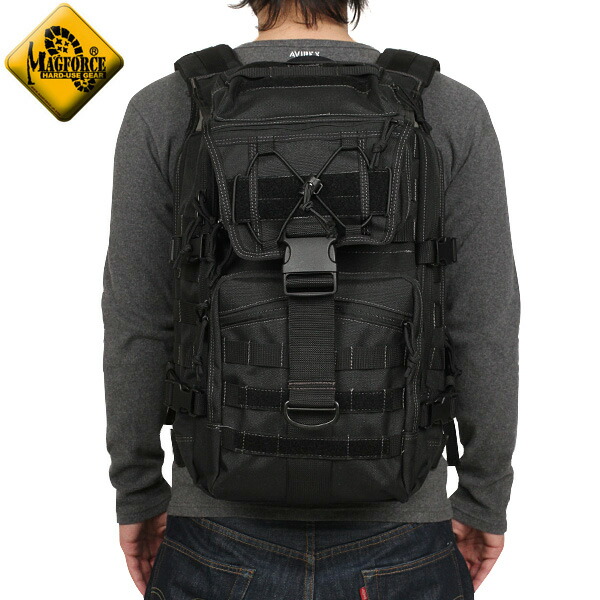 クーポンで15%OFF★[ミリタリー バッグ］ MAGFORCE マグフォース リュック MF-0521 TYD Computer Backpack Black バッグ ミリタリー メンズ ミリタリー アウトドア バックパック ブランド【T】WAIPER ギフト
