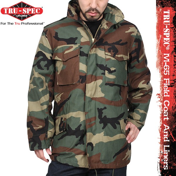 Tru Spec Mens M 65 Field Jacket with Liner Military Tru Spec Mens M 65 Field Jacket with Liner Military
