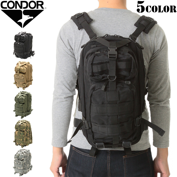 楽天市場 Condor コンドル 126 コンパクト アサルト バックパック 5色 品番 126 用途に合わせて容量 機能を拡張可能 非常に使い勝手が良いタクティカルバッグ クーポン対象外 Wip メンズ ミリタリー アウトドア リュック 送料無料 ミリタリーショップwaiper