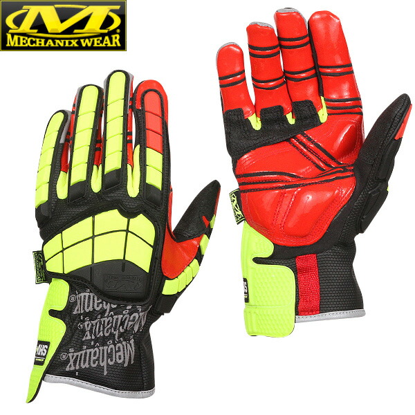 hi vis mechanix gloves