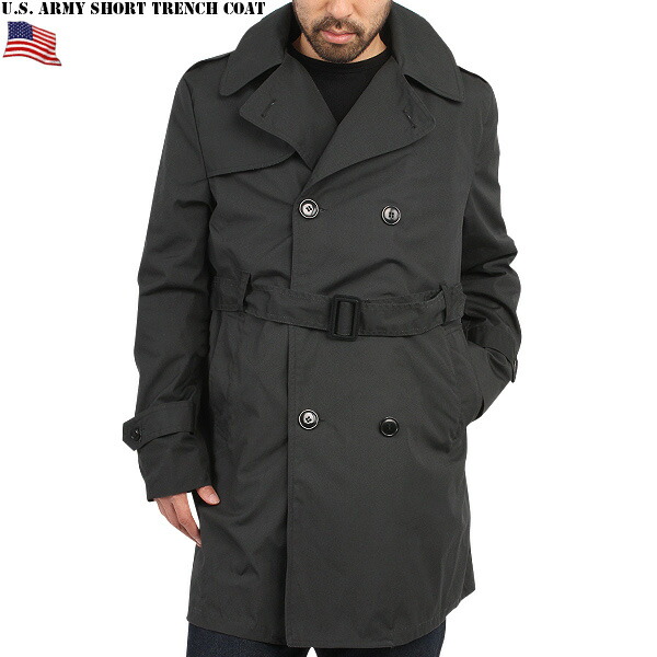 Black Military Trench Coat Han Coats