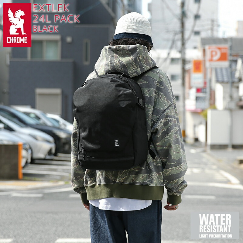【最短即日発送】CHROME クローム BJ-007 EXTLEK 24L PACK エクストレック 24L パック BLACK【T】【クーポン対象外】