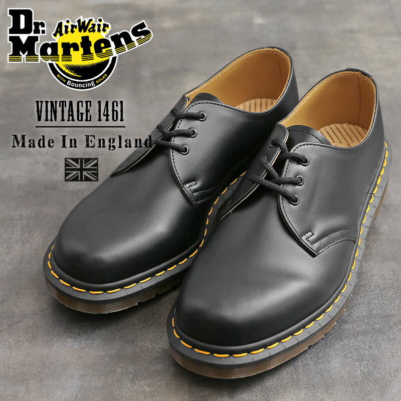 Dr Martens★MIE 1461 SUEDE MADE IN ENGLAND★3ホール★2色 