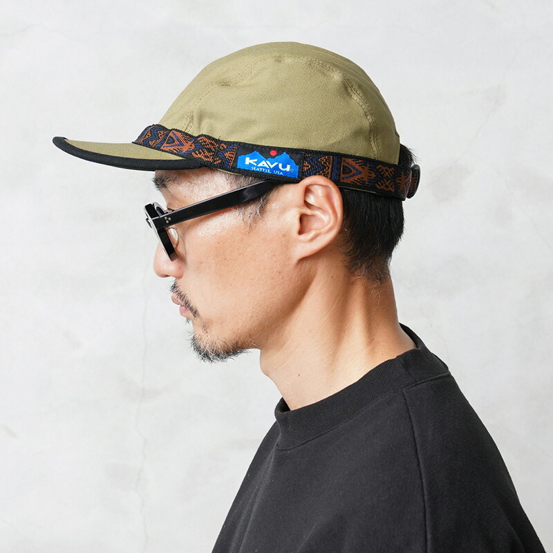 上質 Kavu カブー 1167 Organic Strap Cap オーガニックストラップキャップ Made In Usa メンズ 帽子 アジャスター ロゴ ブランド おしゃれ コットン カジュアル アウトドア キャンプ 夏 Waiper Tonna Com