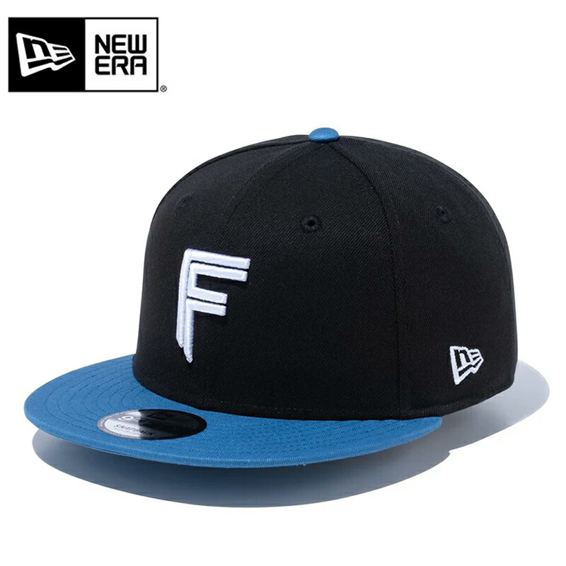 ☆【メーカー取次】NEW ERA ニューエラ 14524936 9FIFTY 北海道日本ハムファイターズ ブラック × ホワイト ブルーバイザーク キャップ【クーポン対象外】【R】