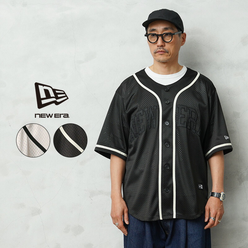 【最短即日発送】NEW ERA ニューエラ メッシュ ベースボールシャツ【クーポン対象外】【T】