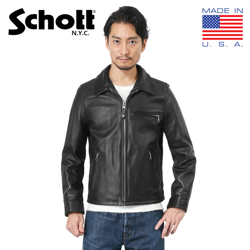 Schott Ranch ショット 7209 103us Ma 1 レザートラッカージャケット