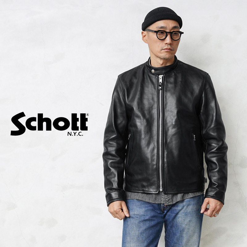 【楽天市場】Schott ショット 3101054 シングル ブレスト ライダースジャケット【クーポン対象外】【T】/ メンズ レザージャケット  革ジャン 本革 シープスキン バイク ツーリング カジュアル アメカジ ブランド おしゃれ : ミリタリーショップWAIPER