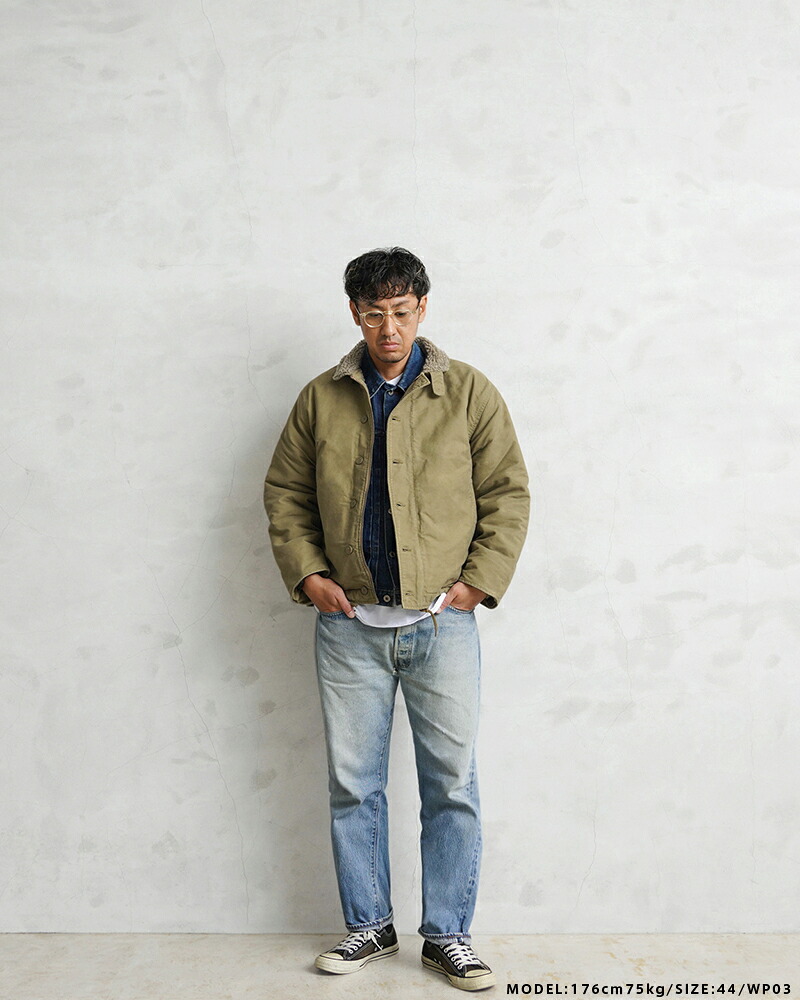 WAIPER.inc ワイパーインク 米海軍 U.S.NAVY N-1 デッキジャケット 