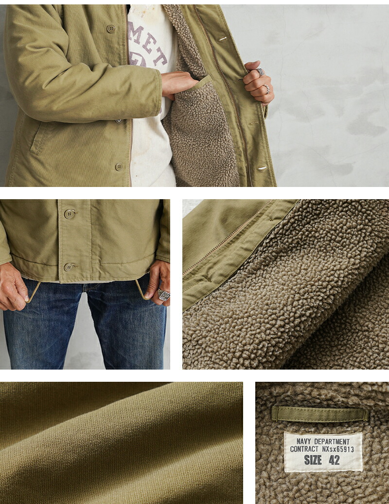 WAIPER.inc ワイパーインク 米海軍 N-1 デッキジャケット WAIPER.inc ワイパーインク 米海軍 U.S.NAVY N-1 デッキジャケット